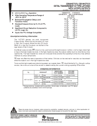 Datasheet CD74HCT573M manufacturer TI